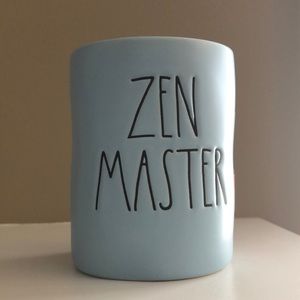 Rae Dunn ZEN MASTER yoga Crystal Marine Scented candle